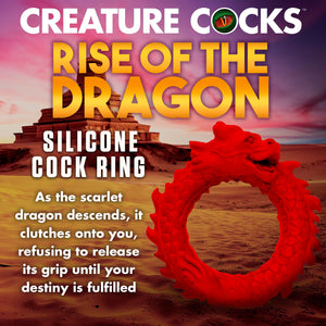 Creature Cocks Rise Of The Dragon Silicone Cock Ring