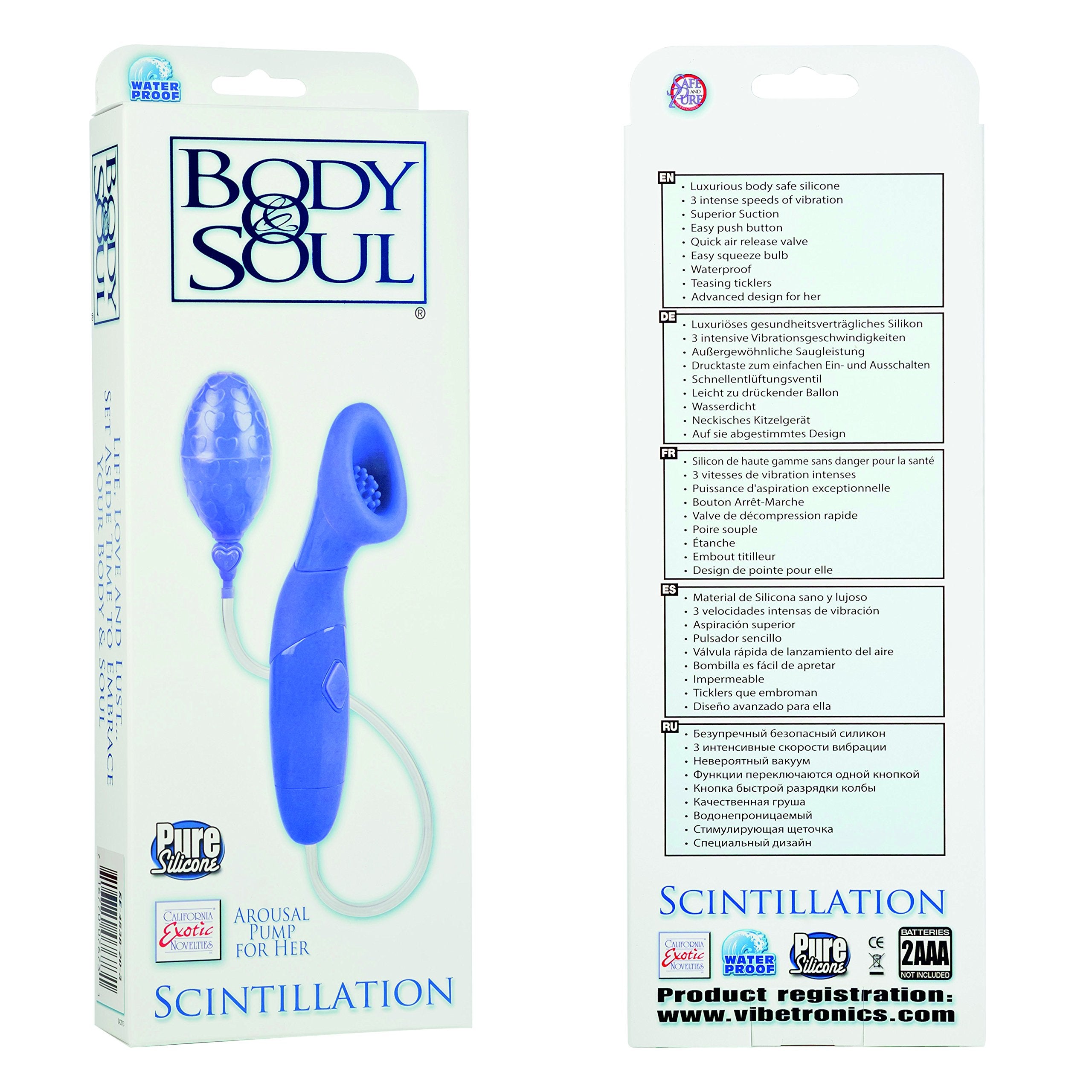 California Exotic Novelties Body & Soul Scintillation, Blue