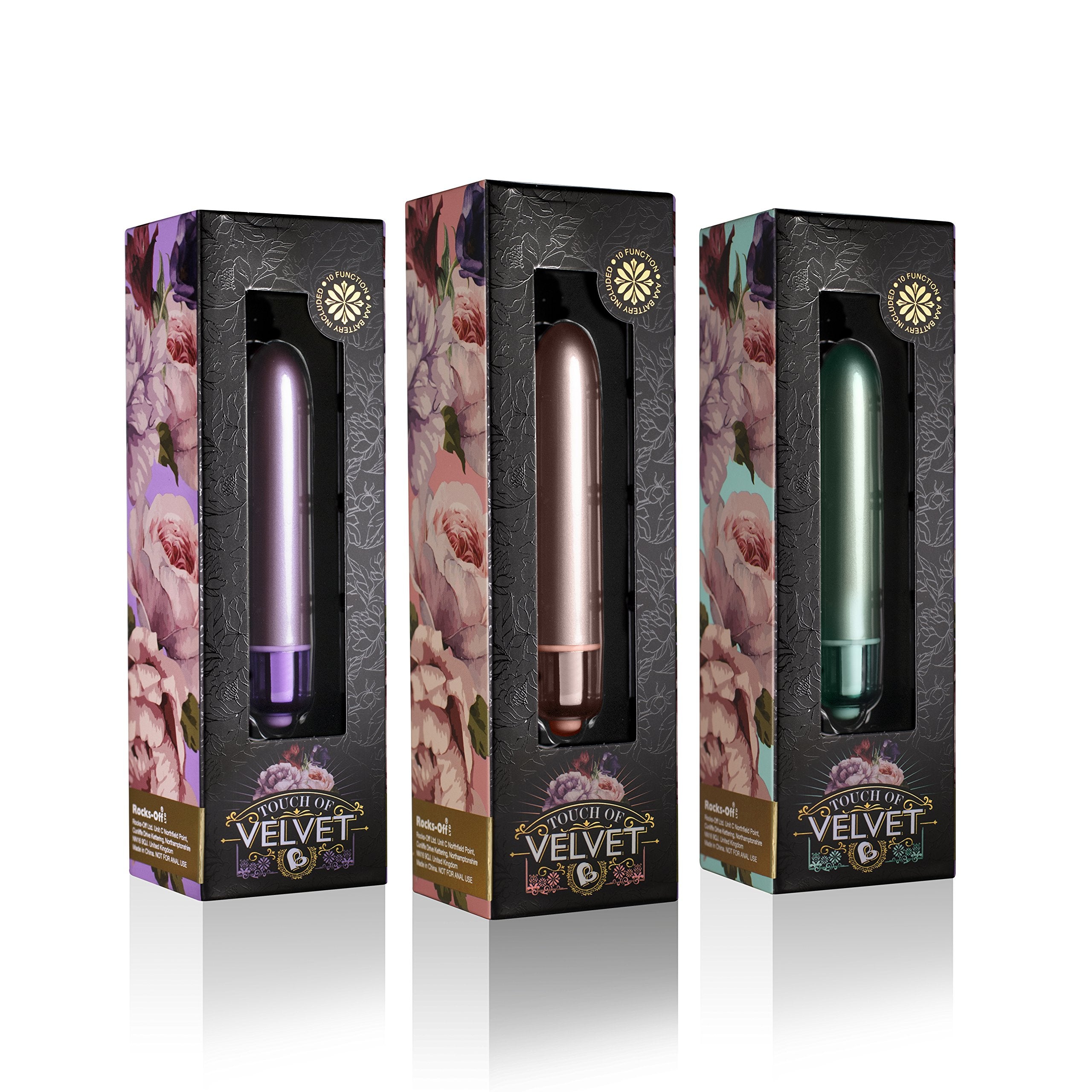 Touch Of Velvet Ro-90Mm Bullet Vibe In (Aqua Lily)