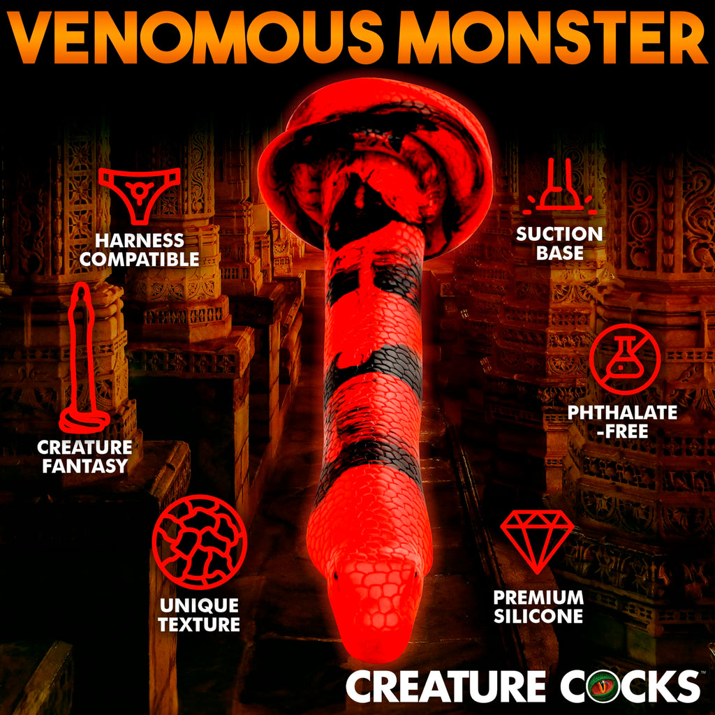 Creature Cocks King Cobra L 14In Sili
