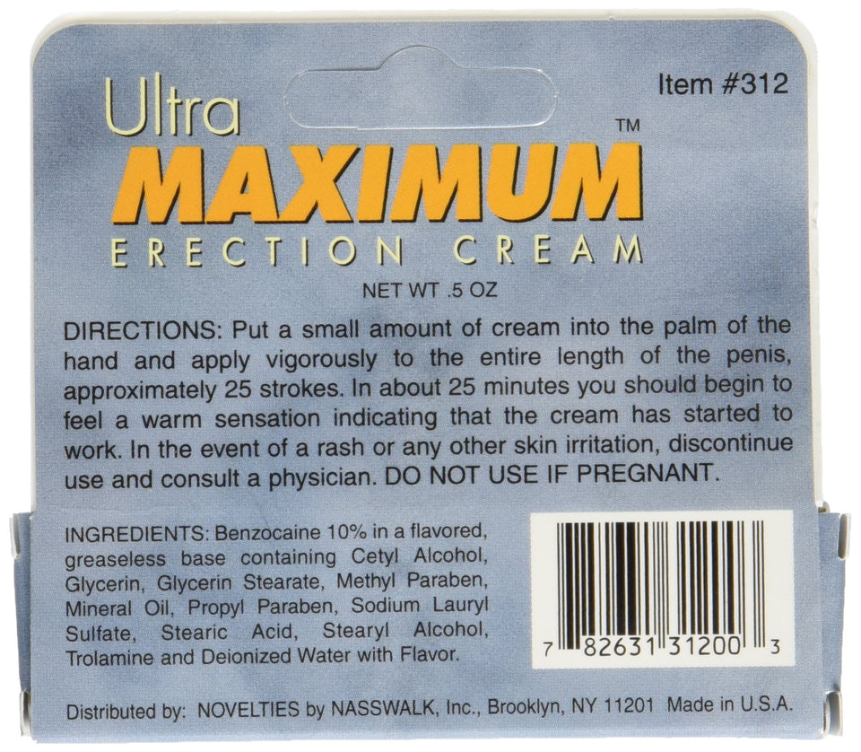 Ultra Maximum - Erection Cream