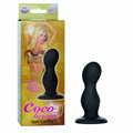 California Exotics Coco Licious Back End Play 4.25 Inch Silicone Anal Probe, Black