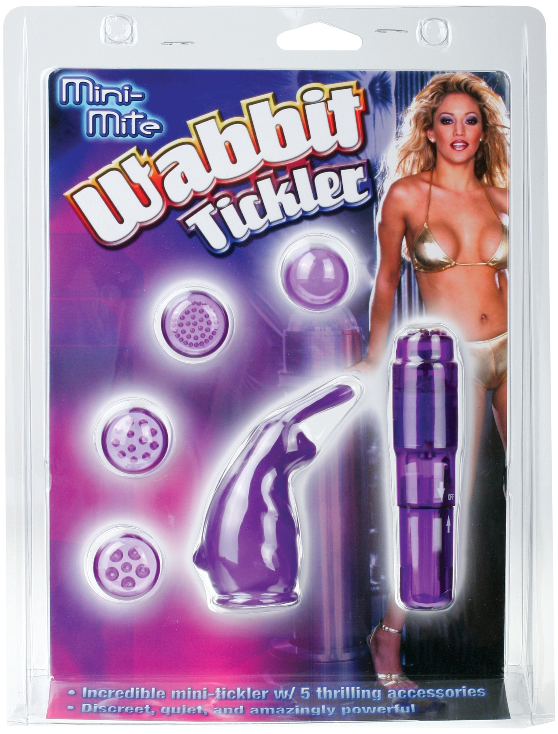 Pipedream Mini Mite Wabbit Tickler, Purple