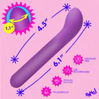 BANG! G-Spot Flexible Sili Vibrator Purp