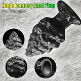 Large Silicone Anal Strecher Butt Plug, Fantasy Anal Plug with Suction Cup, Huge Buttplug Prostate Massage, Anal Dilator Trainin