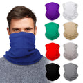 Sojourner Neck Gaiter, Bandana, Buff (9 Pack) - Face Cover for Men, Women, and Teens - Neck Warmer UV Sun Protection Gator (Soli
