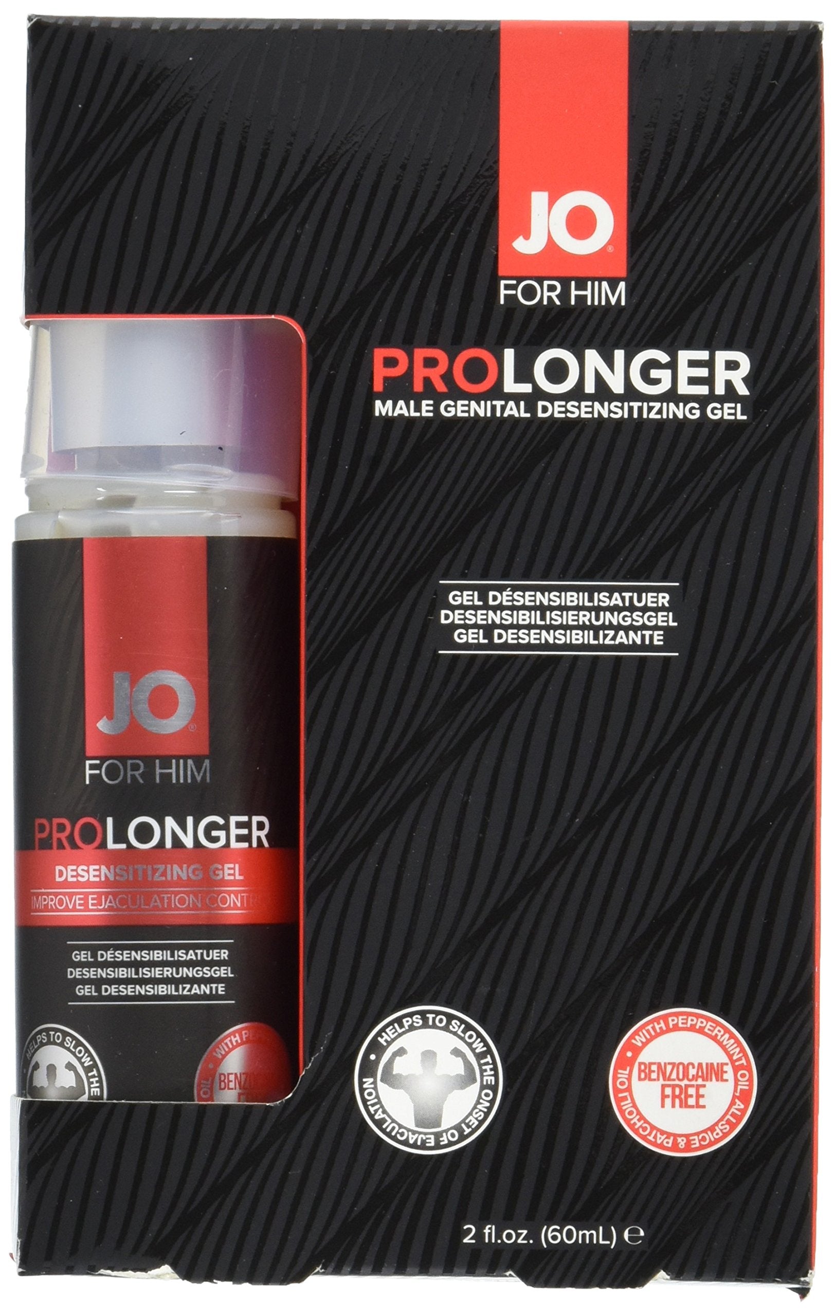 System JO Prolonger Gel for Him, 2 Fluid Ounce