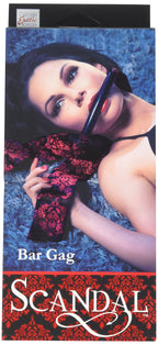 Calexotics Scandal Bar Gag - Bdsm Fetish Play Toy For Couples - Sexy Bondage Restraint Lingerie - Black