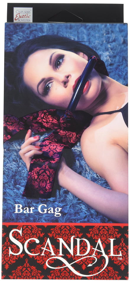 Calexotics Scandal Bar Gag - Bdsm Fetish Play Toy For Couples - Sexy Bondage Restraint Lingerie - Black