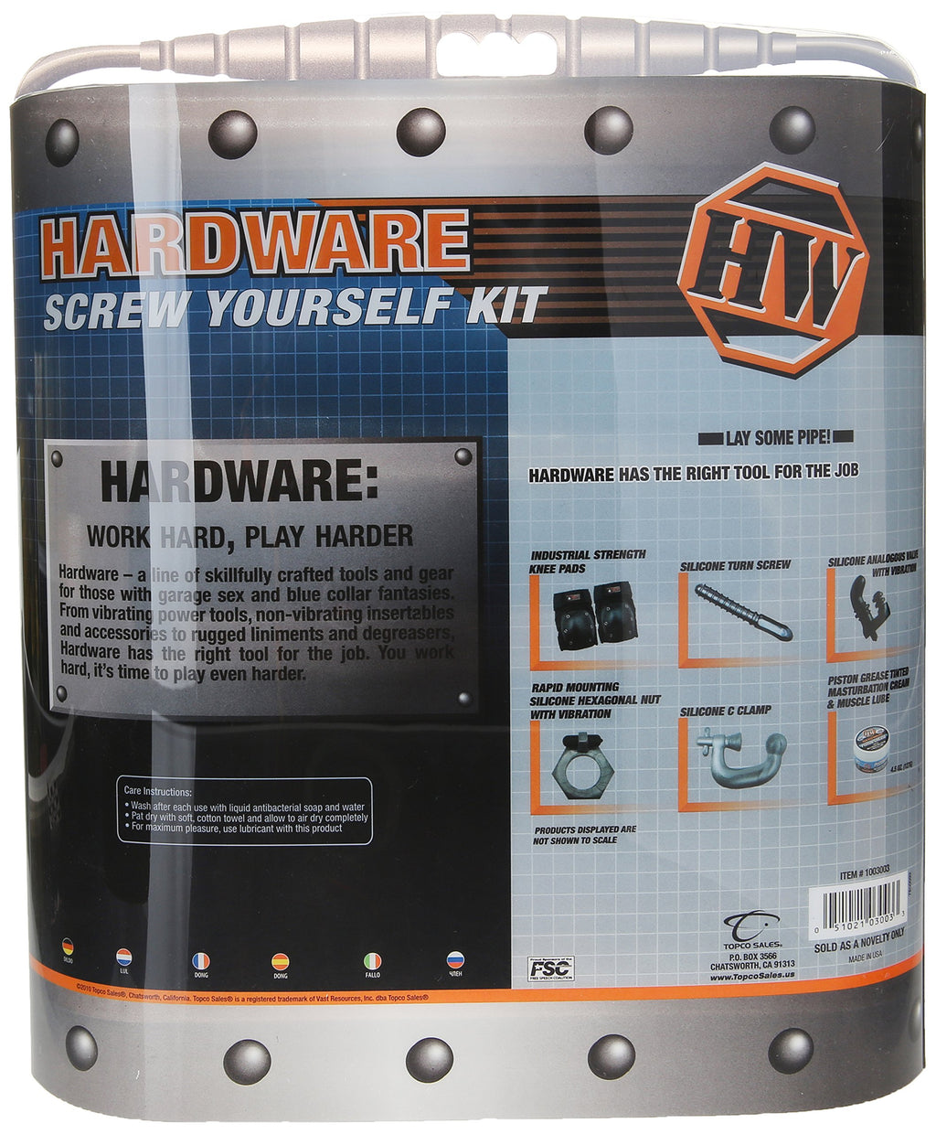 Hardware Screw Yourself Kit, Gray