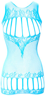 Lapdance Racerback Mini Dress Blue O/S