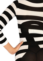 Nylon Spandex Striped Cat Body