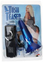 California Exotics Tush Teaser Jelly Butt Plug With Micro Bullet, Blue