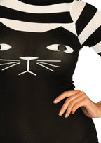 Nylon Spandex Striped Cat Body