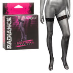 Radiance Plus Size Thigh High Stockings
