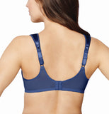 Bali WomenS Satin Tracings Minimizer Underwire Bra Df3562 In The Navy Scroll 36G