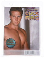 Pipedream Quick Release Cock Ring, Black