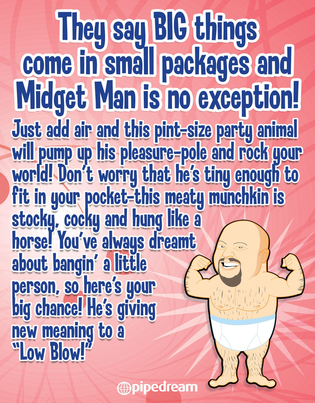 Midget-Man Inflatable Love Doll Pkg/1