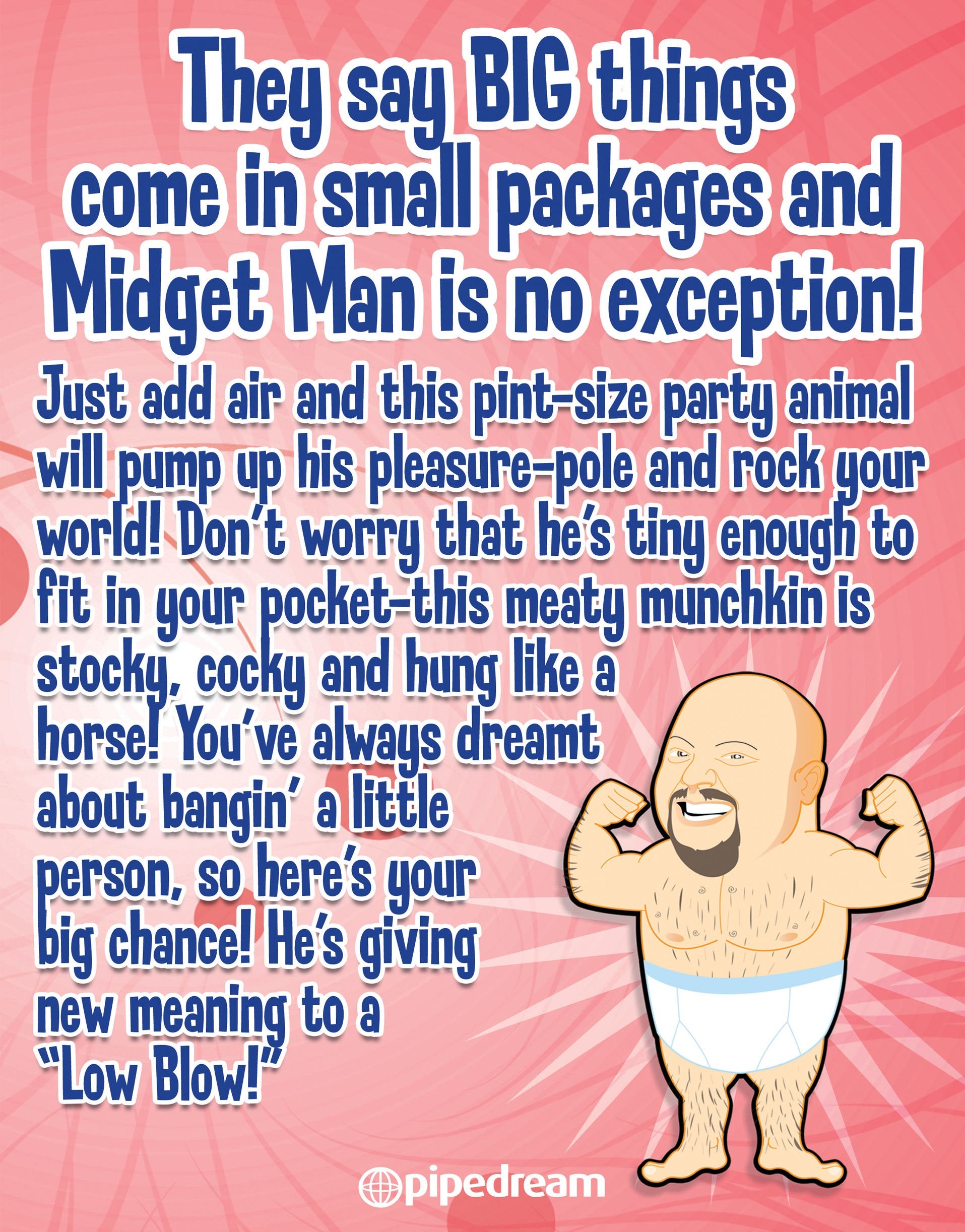 Midget-Man Inflatable Love Doll Pkg/1