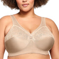 Full Figure Plus Size MagicLift Original Support Bra Wirefree #1000 Blush