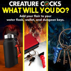 Creature Cocks 3Pc Silicone Keychain Set
