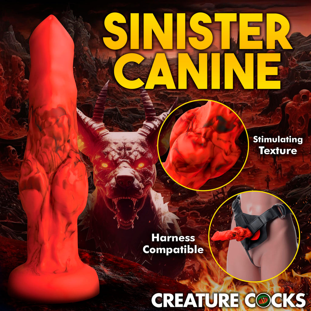 Creature Cocks Fire Hound Sili Dildo S
