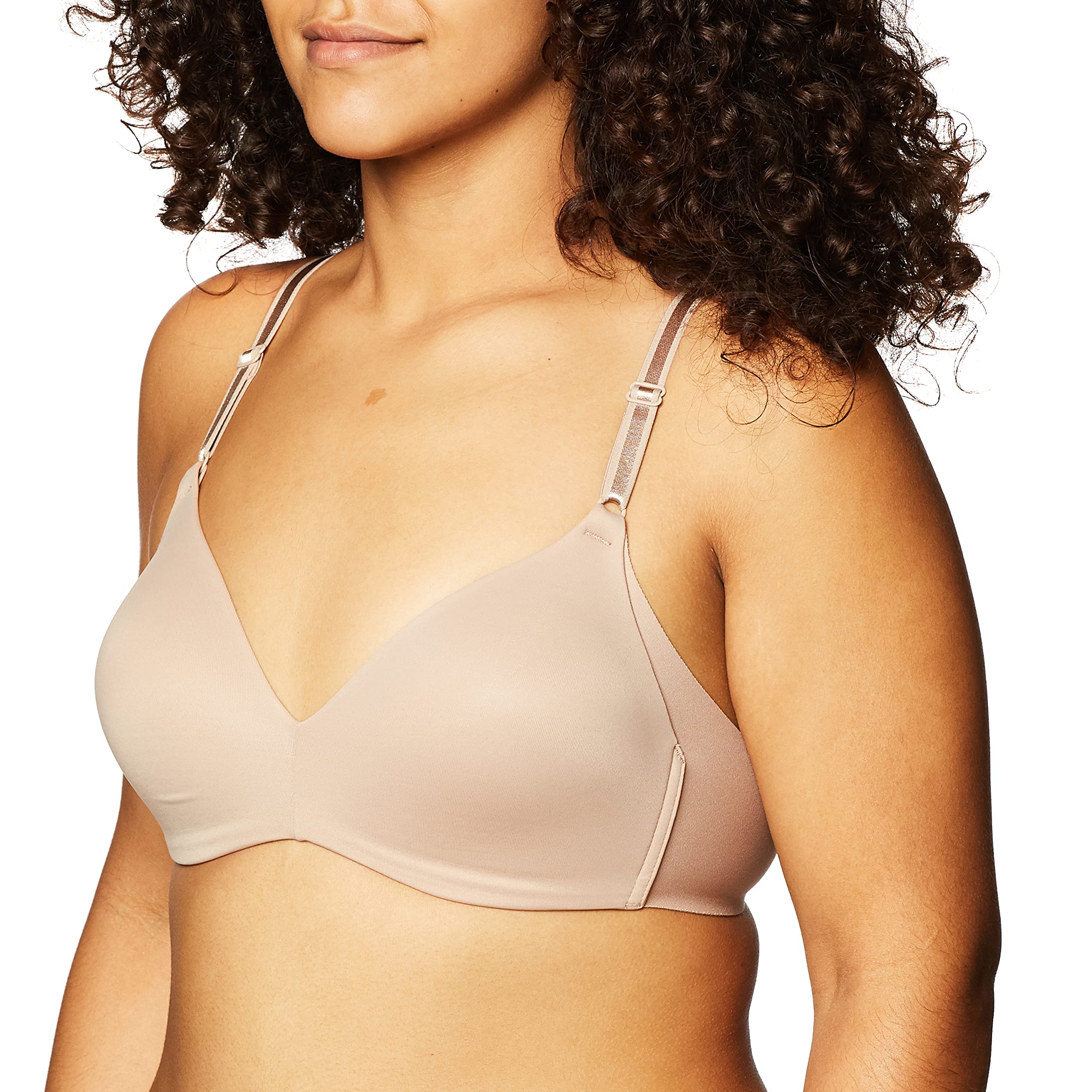 Warners womens No Side Effects Wire-free Contour Bra,Toasted Almonthsnd Beige,36B