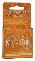 Mayer Laboratories Kimono Textured Condom - 3 Condoms