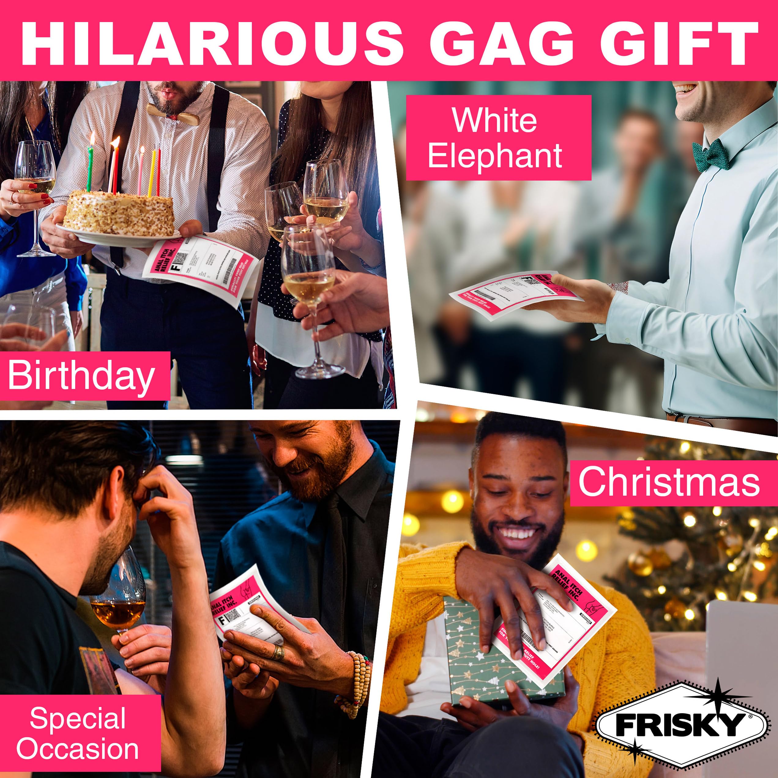 Frisky Joke Gift Anal Itch Relief Inc.