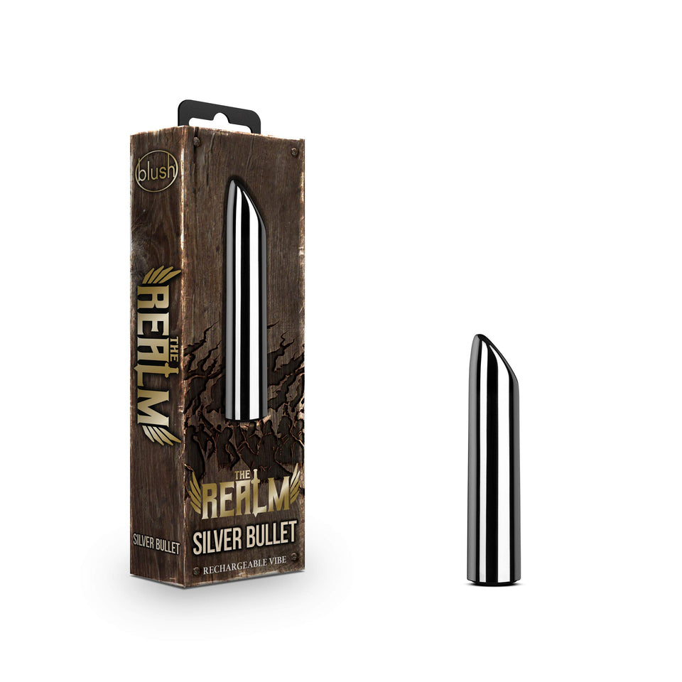 The Realm - Sliver Rechargeable Bullet - Silver