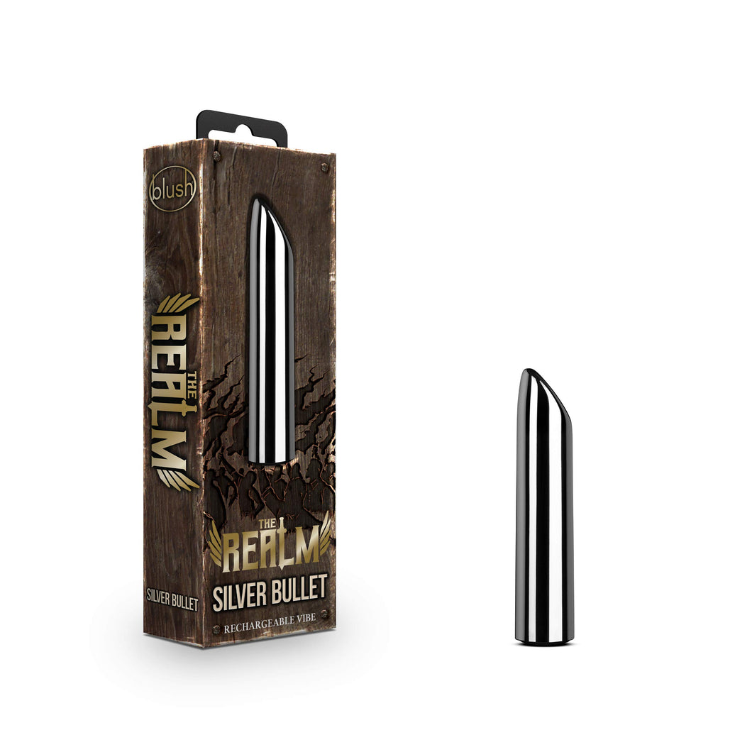 The Realm - Sliver Rechargeable Bullet - Silver