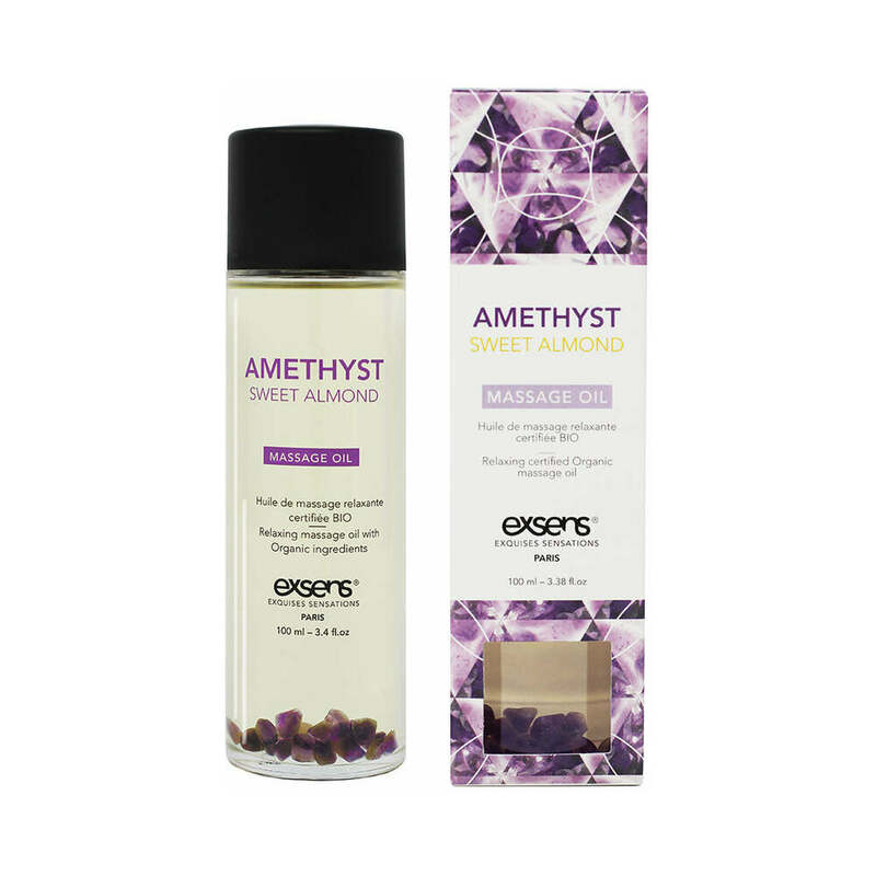 Exsens Massage Oil Amethyst Almond 3.4Oz