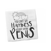 Tw You Cant Say Happiness Napkins 20Pk