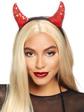 Sequin devil horns