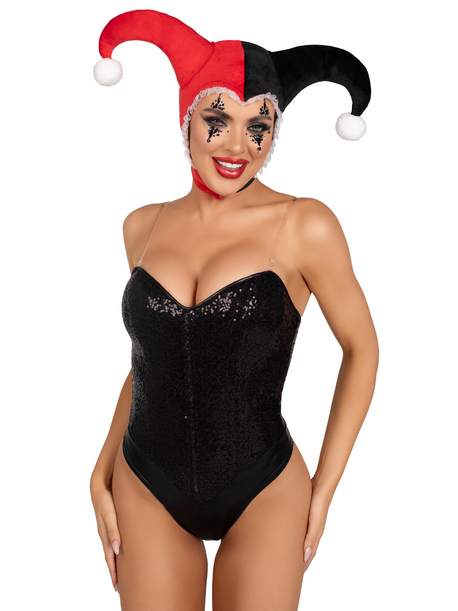 Harlequin bonnet.