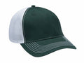 FA102 | FAIRWAY- Washed Cotton twill, Six Panel, Structured, Mid-Profile Cap with Soft Mesh Back Panels, Contrast Stitching on V