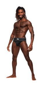 Modal Rib Bong Thong  Xlarge  Black