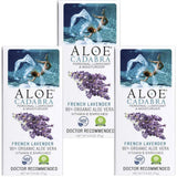Aloe Cadabra Natural Personal Lube Edible Vegan French Lavender 2.5 Oz 3 Pack