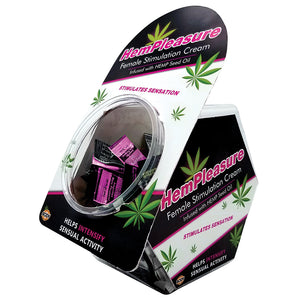 Hempleasure For Women Stimulation Cream Foil Display Of 50