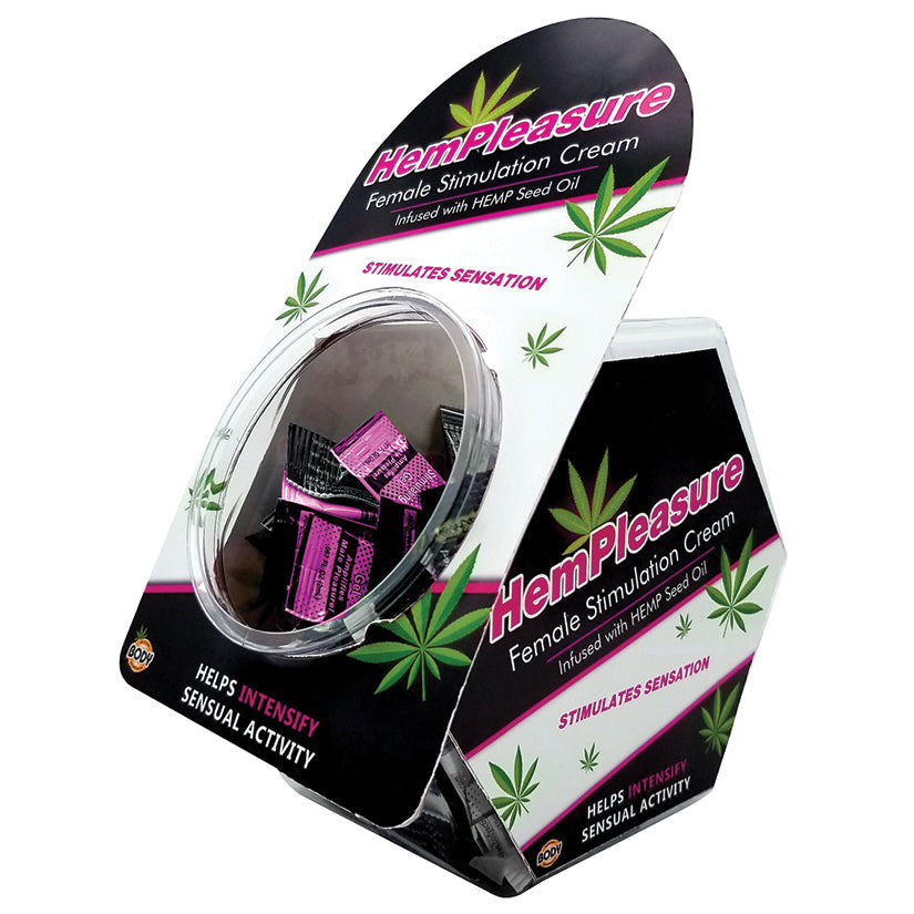 Hempleasure For Women Stimulation Cream Foil Display Of 50