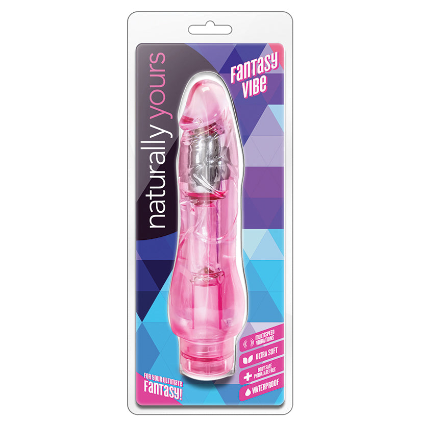 Naturally Yours Fantasy Vibe-Pink 8.5''