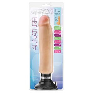 Au Naturel Magnum Vibrating Dong-Beige 11''