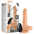 Dr. Skin Silicone Dr. Grey Thrusting Dildo-Vanilla 7''