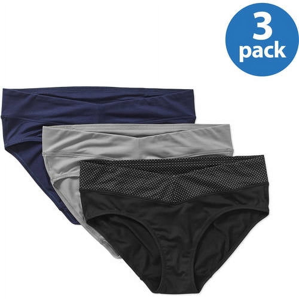 Blissful Benefits By WarnerS WomenS No Muffin Top Micro Hipster 3-Pack Ru3383W