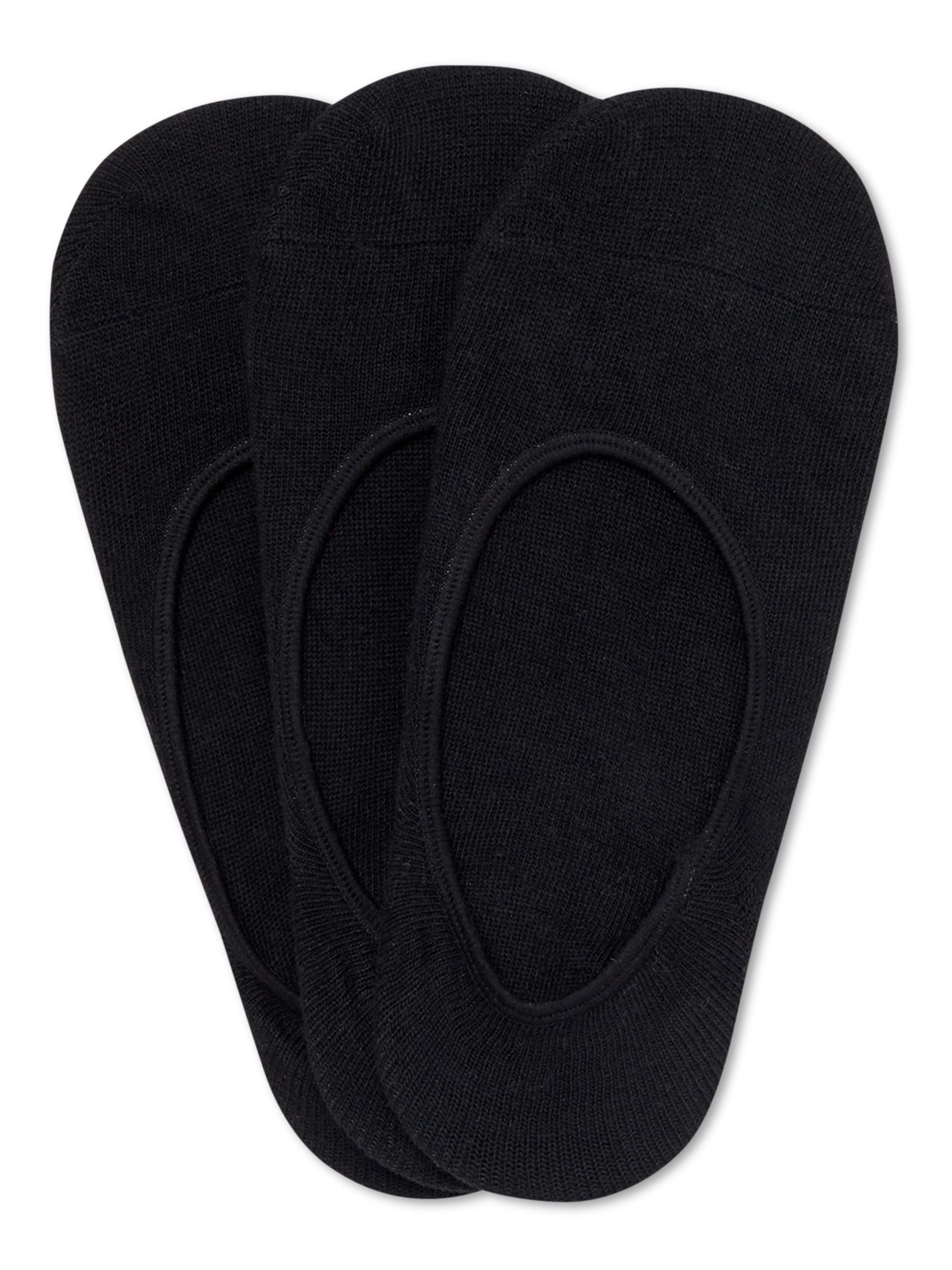 Blissful Benefits By Warners WomenS Ultra No Show Liner Socks, 3-Pack
