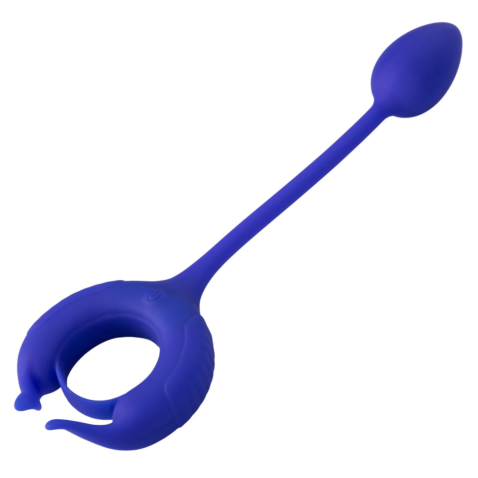 Admiral Plug And Play Weighted Cock Ring - Blue