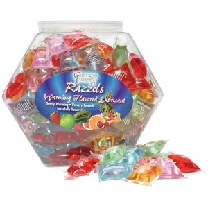 Razzels Warming Lube 10Ml Assorted Bowl Of 100