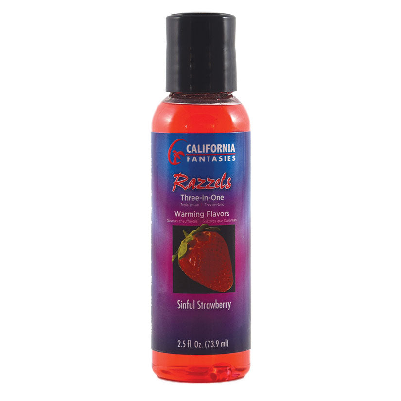 Razzels Warming Lube-Sinful Strawberry 2.5Oz