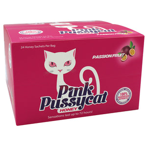 Pink Pussycat Passionfruit Honey Single Pack Display Of 24