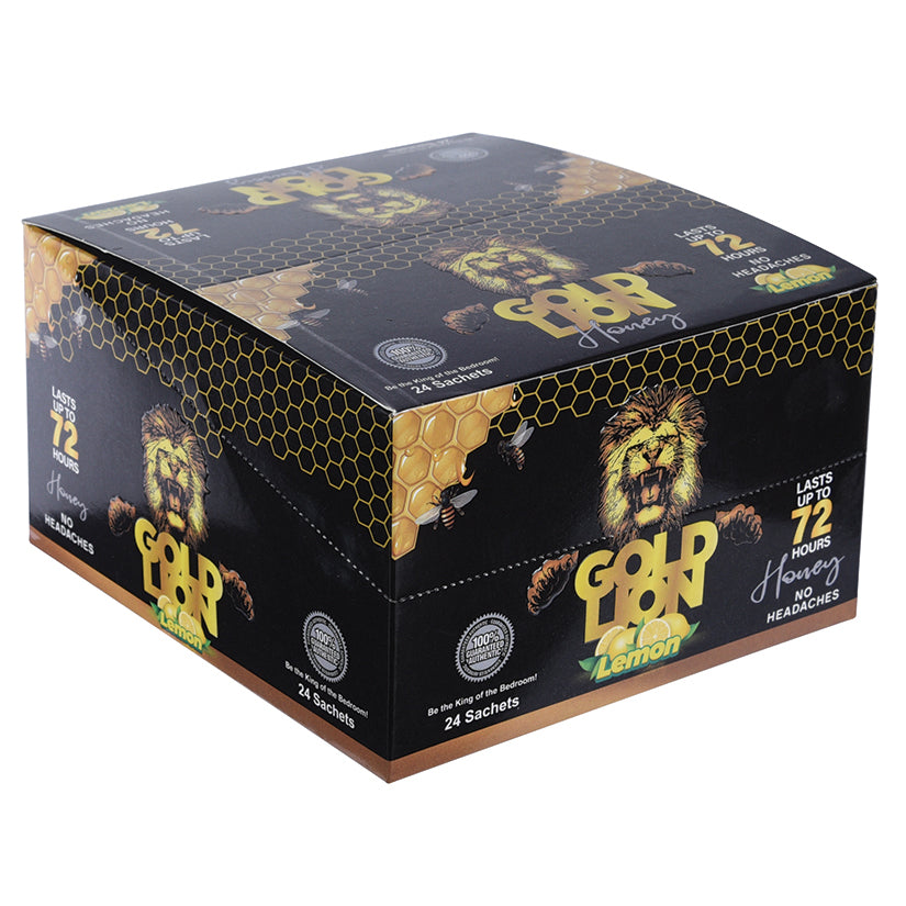 Gold Lion Lemon Honey Display Of 24
